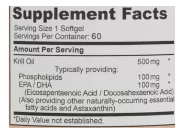 Salud y Equipamiento Médico - Aceite Krill 500mg Alaya Natura - - Unidad A $3932 2