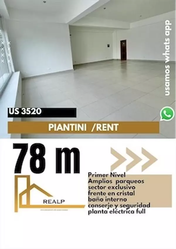 oficinas y locales comerciales - Local Piantini 78 m 1
