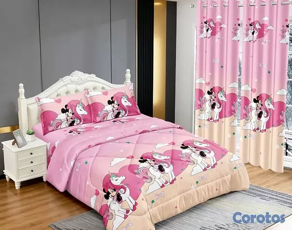 muebles y colchones - juego de colcha 5 piezas para cama de queen  12