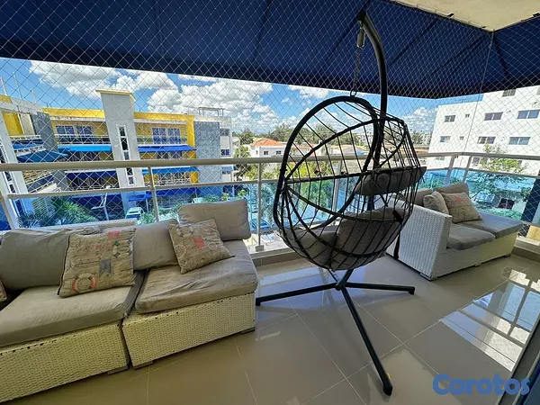 apartamentos - Venta de Apartamento 4ta con terraza privada en la autopista de san Isidro  9