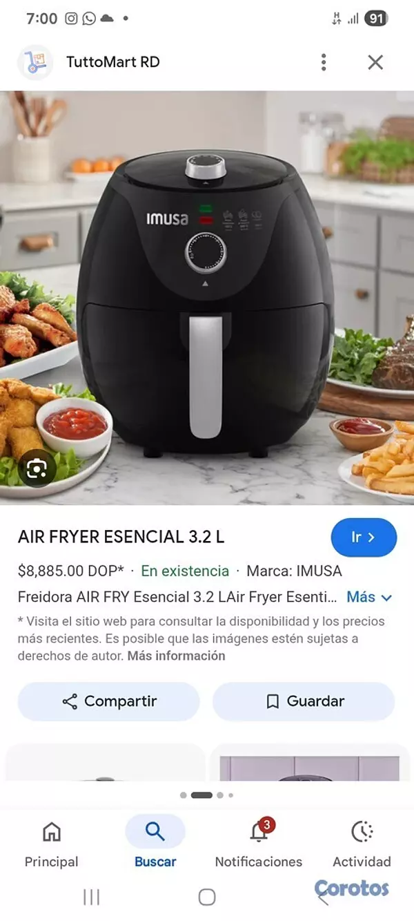 electrodomesticos - Vendo 2 Tv Samsum de 55 pulgada2025
2 freidora una Black deker 4 .3 y imusa de.3 5
