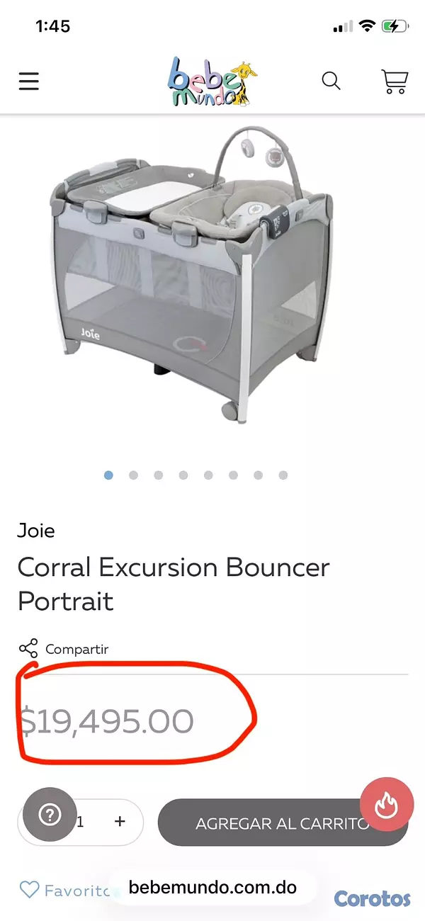 muebles - Corral marca Joie como nuevo  2