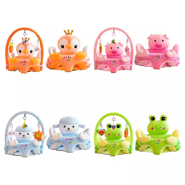 muebles - Sofá para bebé, asiento de apoyo infantil, aprendizaje sentado con movil. 2