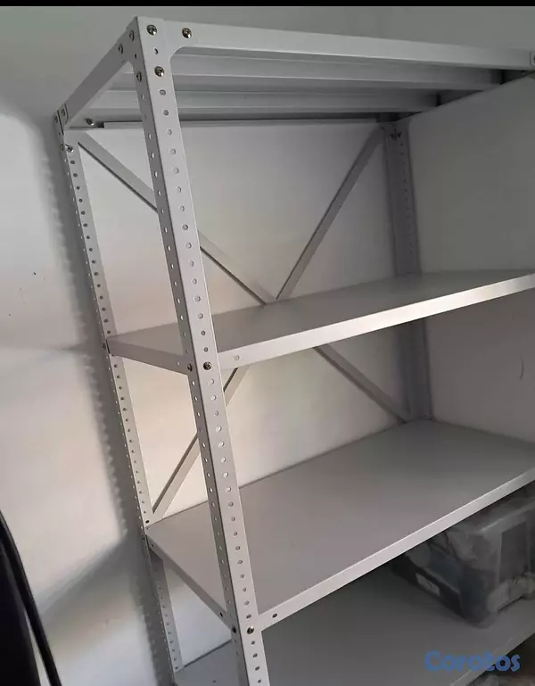 cocina - Estantería metálico nuevo de caja color gris  5 bandejas  8