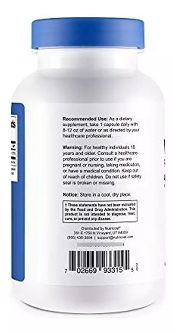 Salud y Equipamiento Médico - Nutricost Vitamina B2 400 Mg, 120 Capsulas 3
