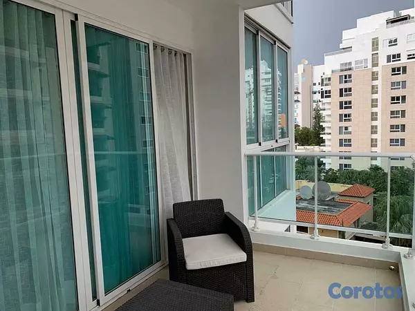 apartamentos - ALQUILER – APARTAMENTO AMUEBLADO EN NACO (5TO PISO 1