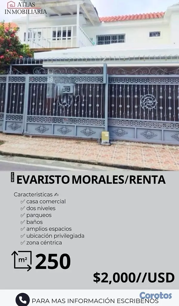 casas - se alquila casa comercial  2