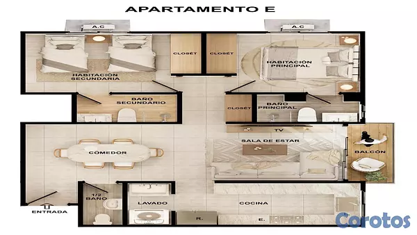 apartamentos - Proyecto de Apartamentos en Gazcue, G-14. 5