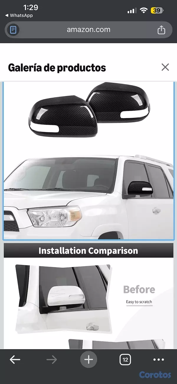 accesorios para vehiculos - Bumper completo con pantallas y Fog Light  2012 y  3