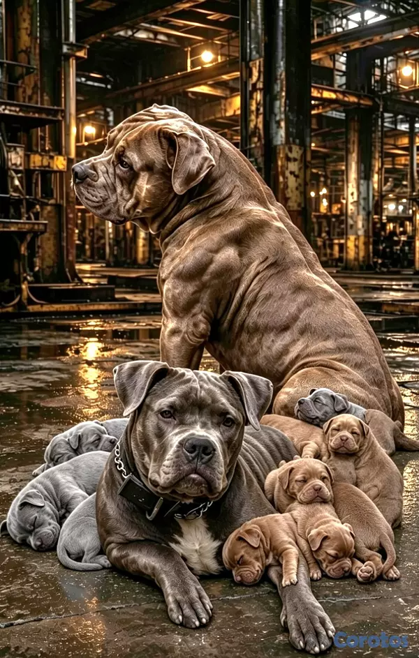 animales y mascotas - Cachorros American Bully Blue y Lilac 6