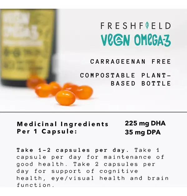 Salud y Equipamiento Médico - Omega 3 60 Caps Freshfield Natural - Unidad 2