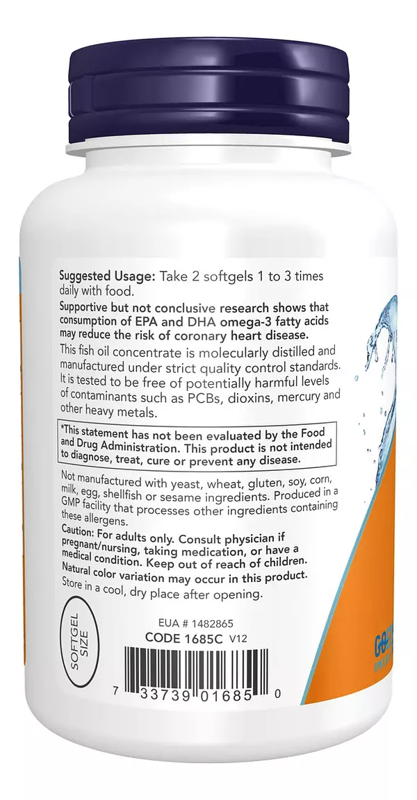Salud y Equipamiento Médico - Omega 3 180cap Now 3