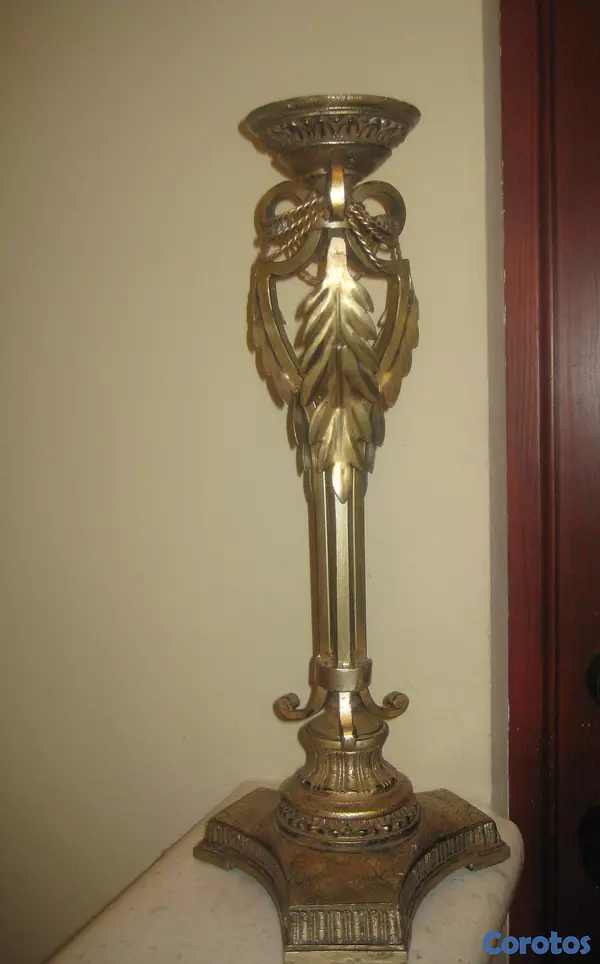 decoración y accesorios - PORTA VELONES DE BRONCE ESTILO ANTIQUE 2