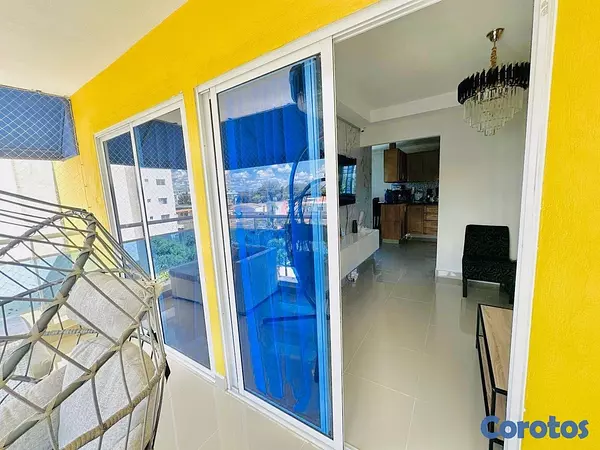 apartamentos - venta de 4ta con terraza en La autopista de san isidro con 136mts Santo Domingo  5