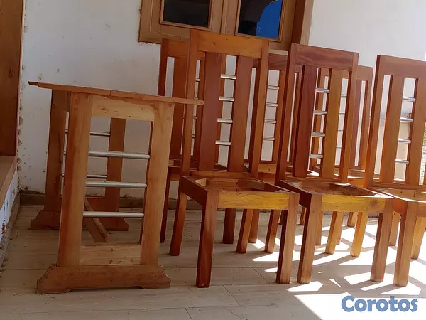 muebles y colchones - Comedor de caoba  4