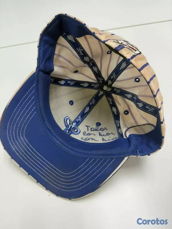 hobby y coleccion - Emilio Bonifacio - Gorra Game Used Autografiada 4