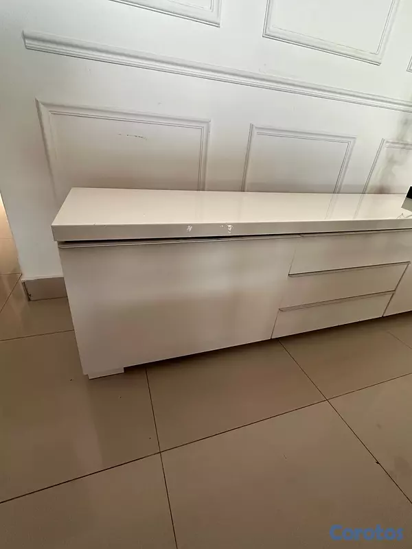 muebles y colchones - Mueble para TV con gavetas  6