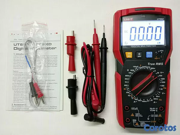 equipos profesionales - Multimetro Uni-T UT89X True RMS AC DC Ohmmeter Temperature NCV 3