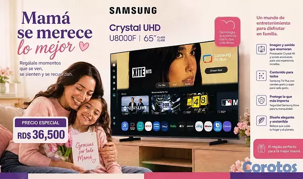 tv - Television SAMSUNG smart tv de 65 pulgadas 4K
