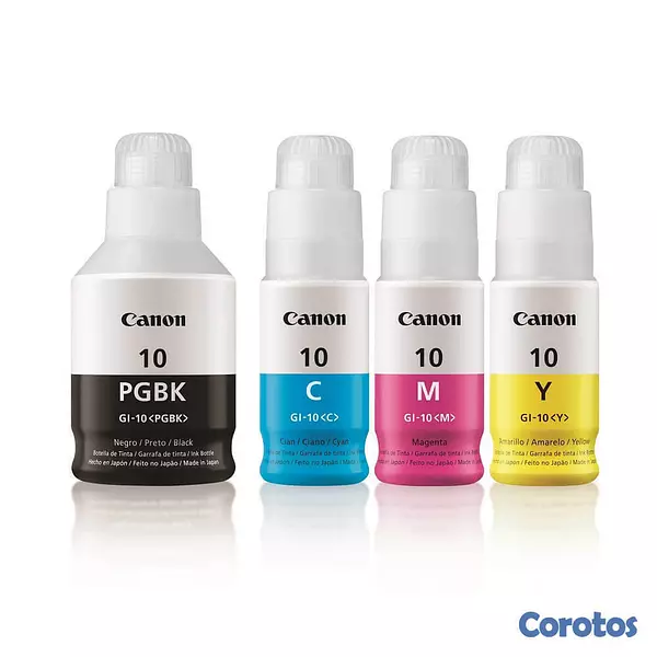 impresoras y scanners - BOTELLA DE TINTA CANON GI-10 ORIGINALES 