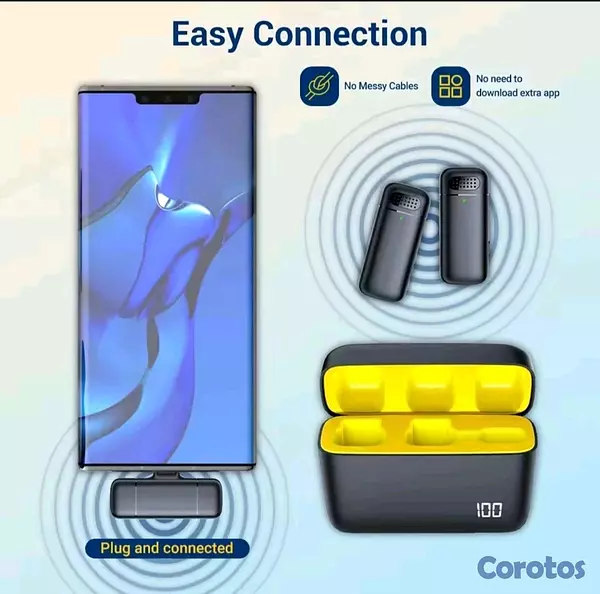 accesorios para electronica - Microfono inalámbrico K6 / para celulares Android y iPhone 8