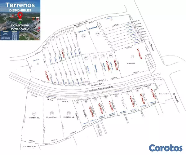 solares y terrenos - solar Punta Cana Frente al Jumbo Downtown 2