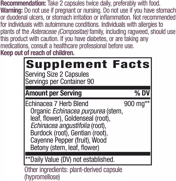 Salud y Equipamiento Médico - Equinacea 900 Mg Nature S Way 2