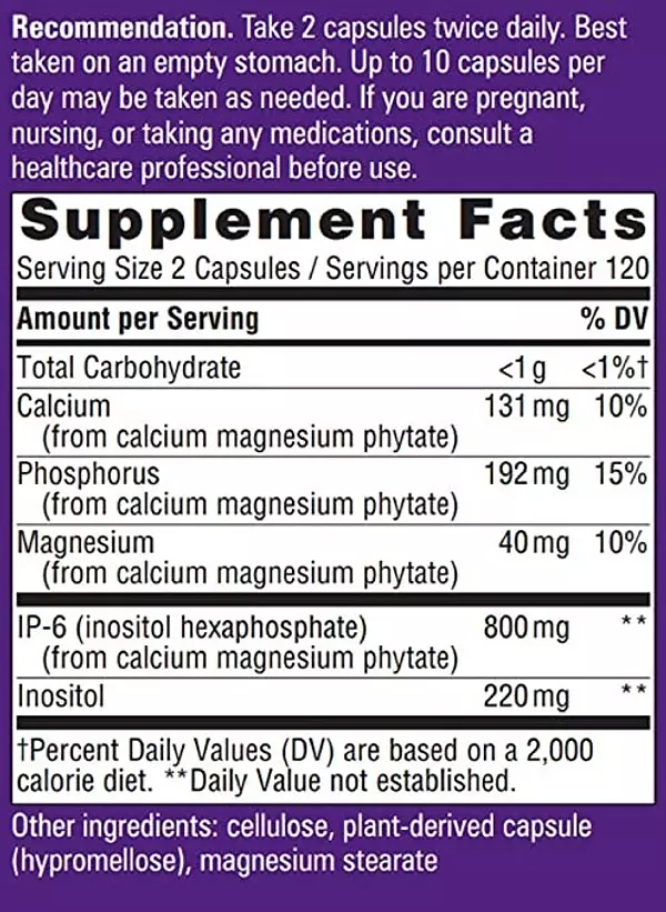 Salud y Equipamiento Médico - Inositol 240 caps - Nature's Ways 2