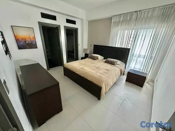 apartamentos - Apartamento amueblado en alquiler- Piantini  3