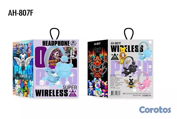 accesorios para electronica - AUDIFONOS INALAMBRICOS PARA NIÑOS - AMUSING AH-807 4