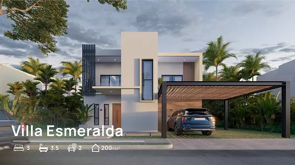 casas vacacionales y villas - Villas Turísticas (Daos-Esmeralda), Bávaro-Punta Cana 3