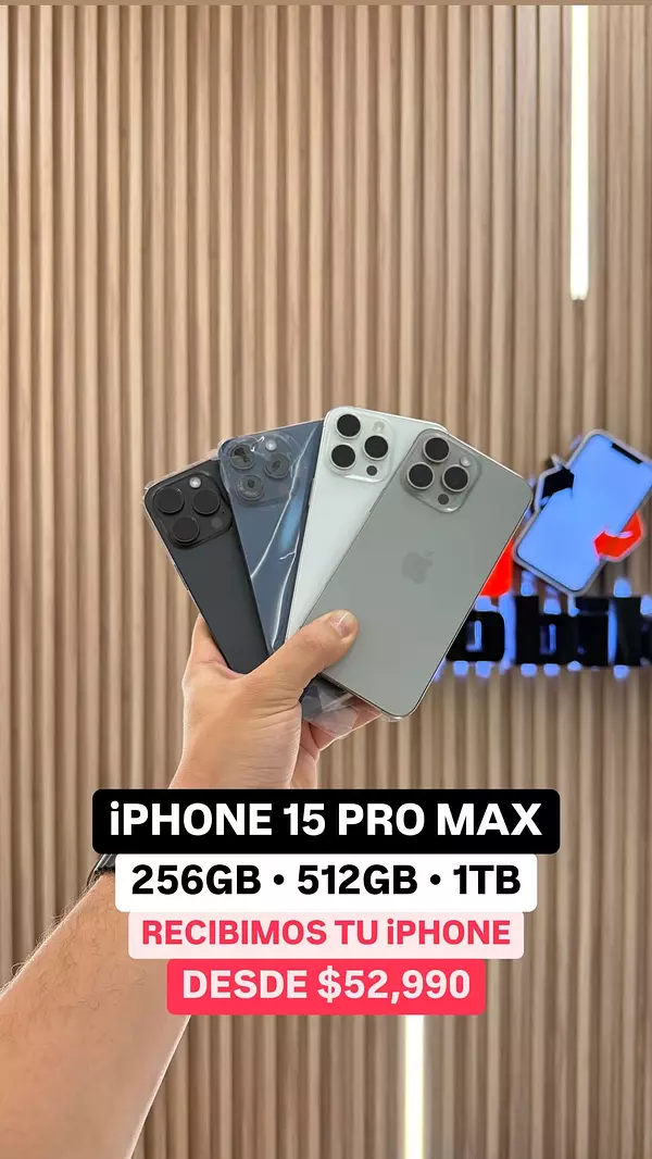 celulares y tabletas - iPHONE 15 PRO MAX 