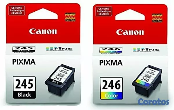 computadoras y laptops - CARTUCHO CANON  ORIGINALES 100% PG-245 Y CL-246 NEGRO Y DE COLOR