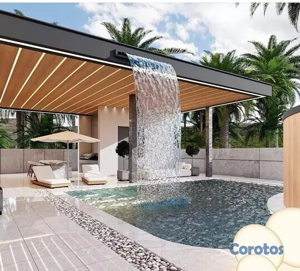 casas - En la segunda línea de playa,villa está casi lista con un apartamento extra  1