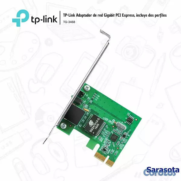 accesorios para electronica - TP-Link Tarjeta de Red Pcie TG-3468 2