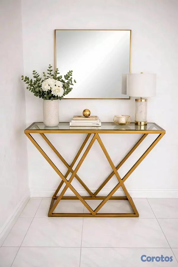 muebles y colchones - Repisa con un espejo y su cristal  4