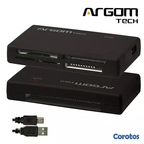 computadoras y laptops - LECTOR DE MEMORIA ADAPTADOR ARGOM UNIVERSAL DE TARJETAS DE MEMORIA 55 en1  usb2. 1