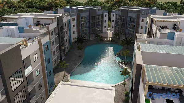 apartamentos - Apartamento en venta en bávaro de 3 habitaciones  14