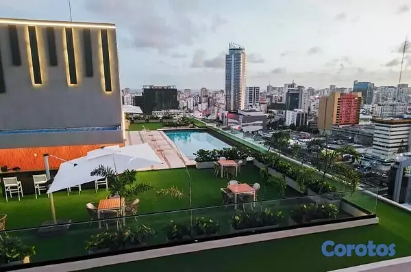 apartamentos - En Alquiler Condo Hotel Rubi Naco frente al Club 10
