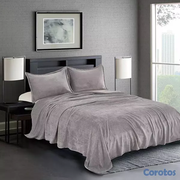 muebles y colchones - juego de frisas 3 piezas para cama 60  8
