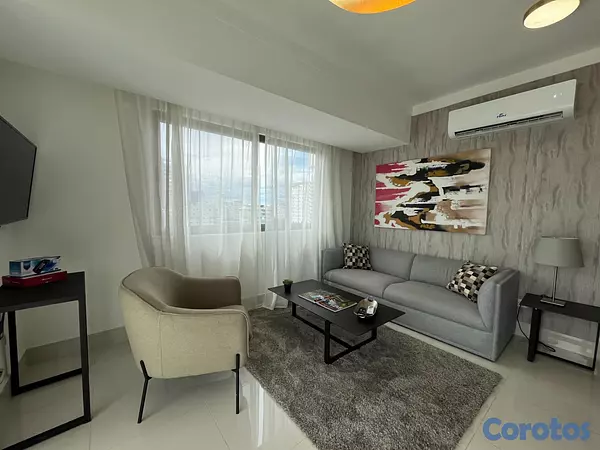 apartamentos - Apartamento en Alquiler en Naco Amueblado de UNA H 4