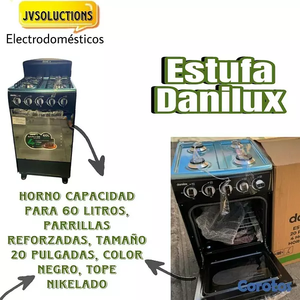 cocina - Estufa Danilux de Horno de 20 pulgadas  4