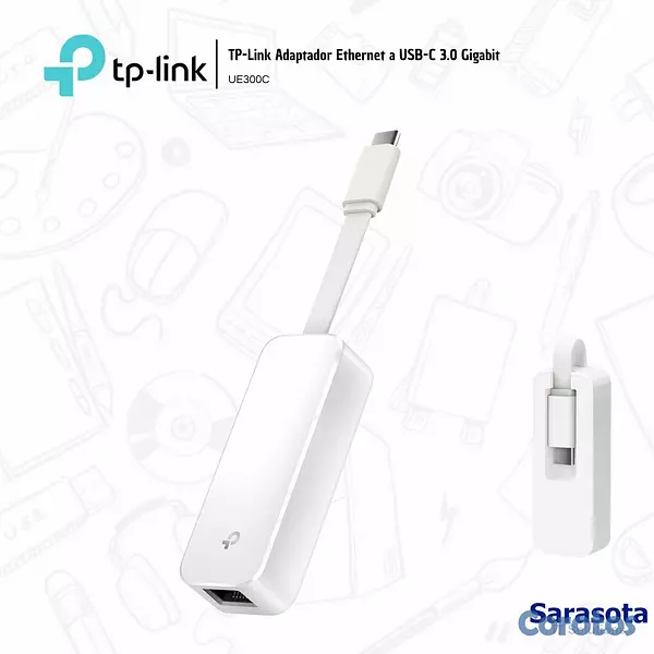 accesorios para electronica - TP-Link Adaptador Ethernet a USB-C UE300C 2