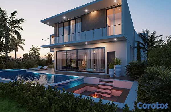 casas vacacionales y villas - Villa en plano en Cap Cana de 4 habitaciones  6