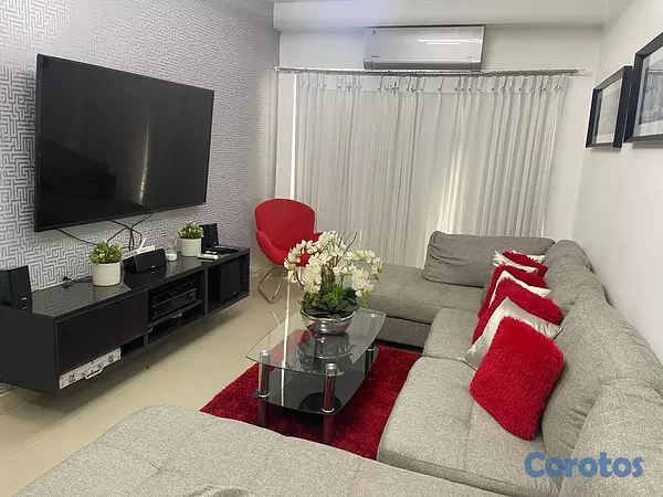 apartamentos - Alquilo apartamento amueblado/línea blanca  2 habi 8