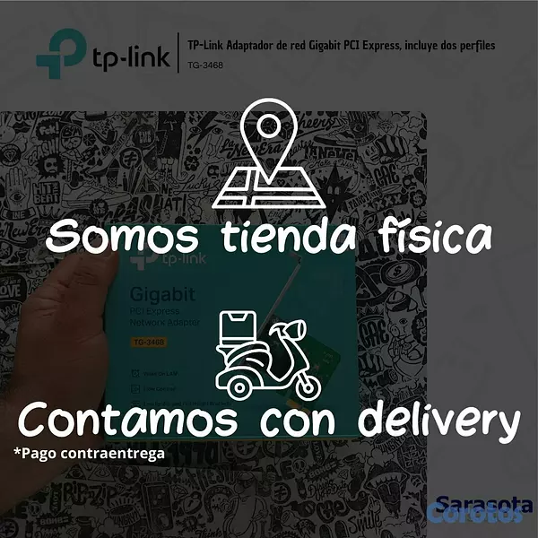 accesorios para electronica - TP-Link Tarjeta de Red Pcie TG-3468 3
