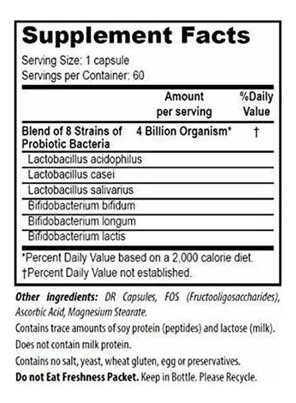 Salud y Equipamiento Médico - Good Flora Probioticos 60 Capsulas Intestino Frank Suarez 5
