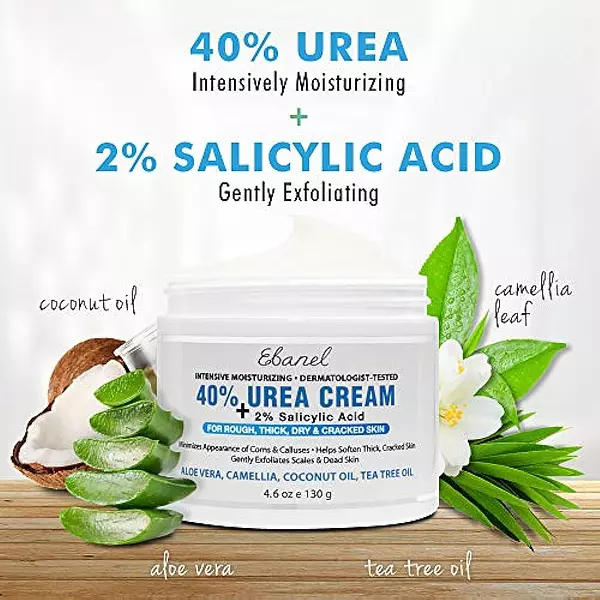Salud y Equipamiento Médico - Crema De Urea 40% Mas Acido Salicilico 4.6 Oz, Crema 2