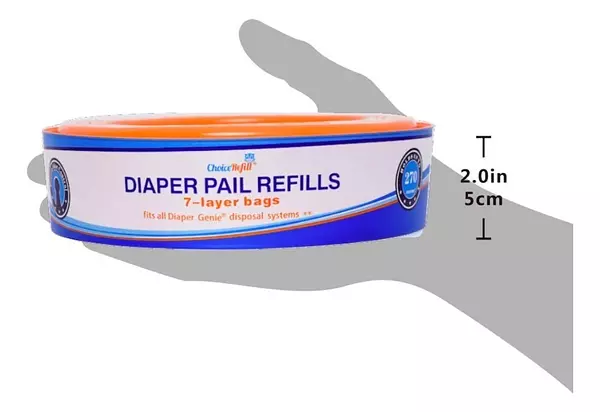 Salud y Equipamiento Médico - Choicerefill Compatible Con Diaper Genie Pails 4pack 1080 Co 2