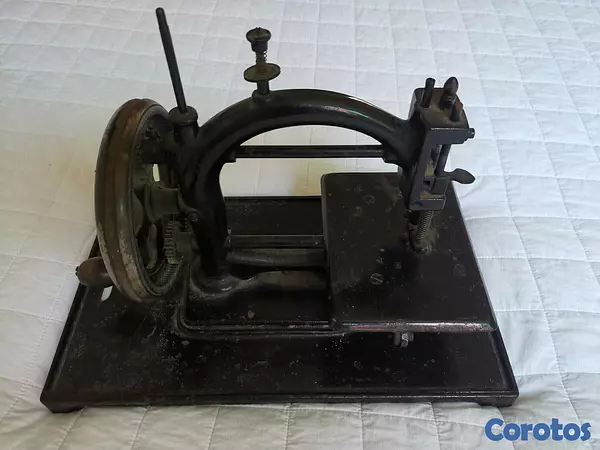 arte y antigüedades - Maquina de coser manual de colección 5